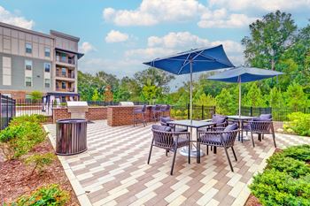 Artesia big creek patio with bbq grills
